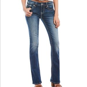 Miss me jeans size 27 medium size wash Irene boot